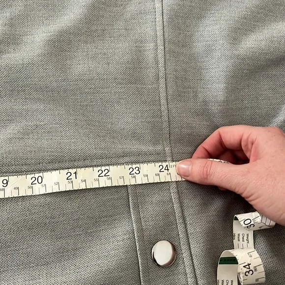 Banana Republic Gray Sheath Office Dress Size 8 Petite - Picture 6 of 8